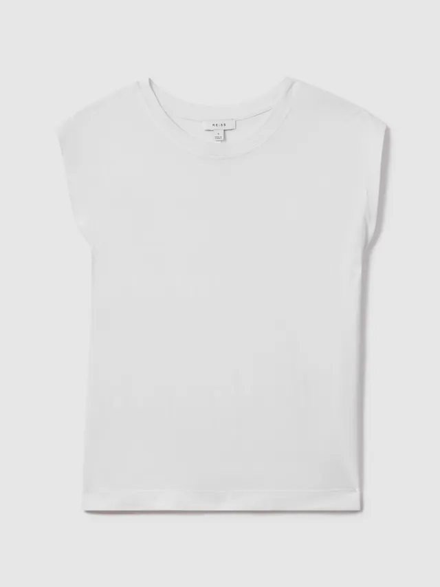 NEXT- חולצת טי עם שרוולים קפוצ'ון של Reiss