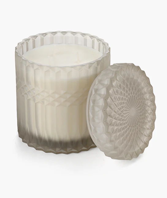 נר זכוכית אוליב וסייג