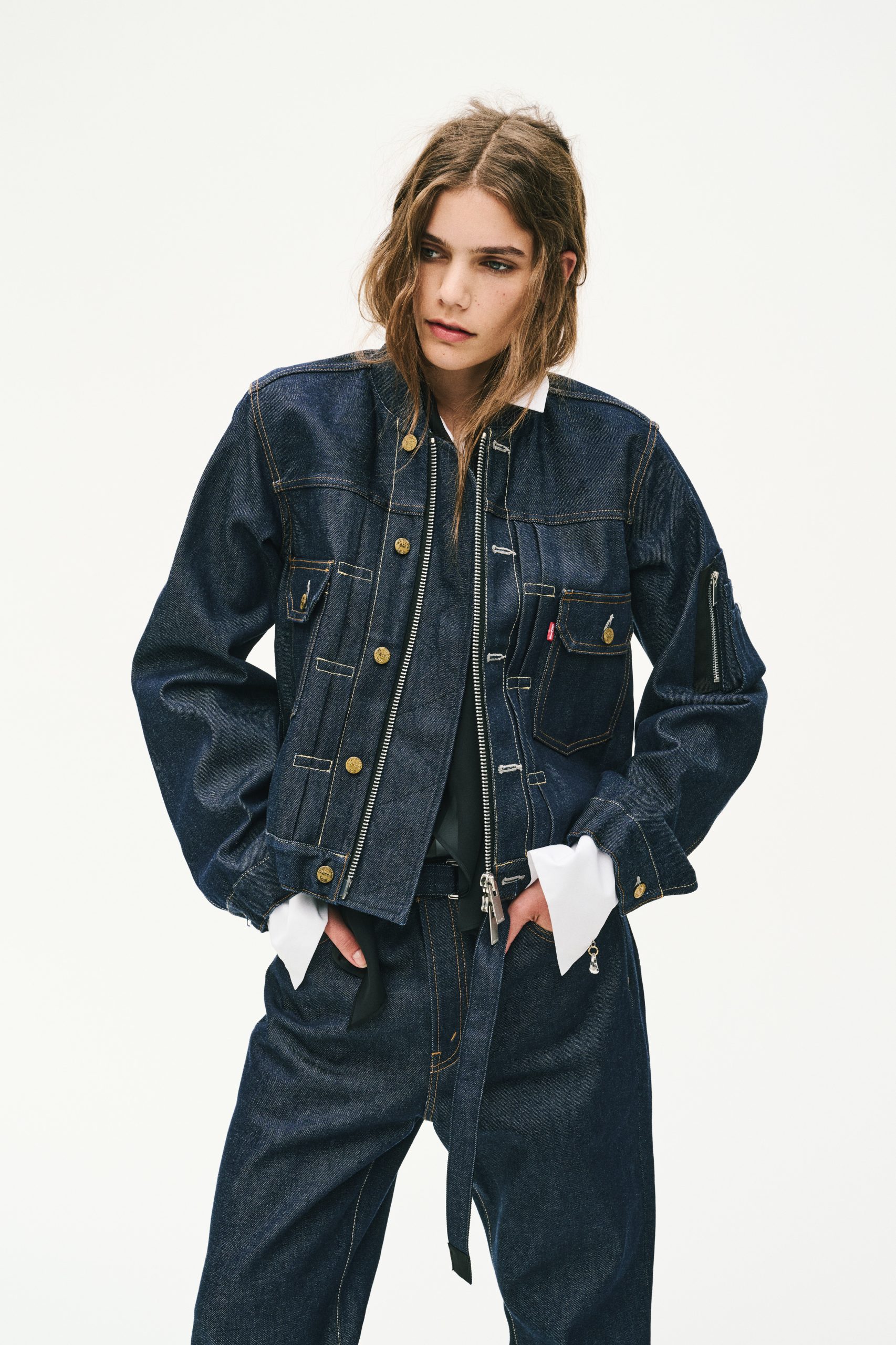 Levi's x sacai – הדנים הקלאסי מקבל טוויסט יפני
